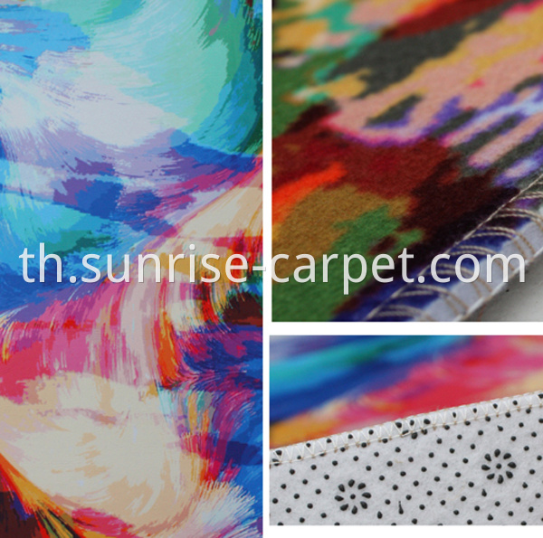 macro heat-transfer printing carpet